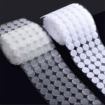 504 paires scratch autocollant rond, 10mm cercles avec crochet et boucle auto adh�sifs, 1008pcs autocollantes ...
