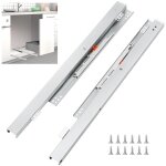 Xiiw - 50cm lot de 1 coulisses pour tiroirs à sortie totale avec amortisseur charge 40 kg Xiiw - 50cm lot de 1 coulisses pour tiroirs à sortie totale avec amortisseur charge 40 kg