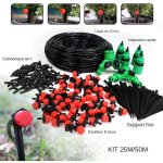 50m jardin automatique irrigation syst�me d'arrosage l�gumes fleurs kit d'�gouttement buse r�glable 1 ...