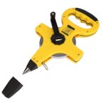 50m m�tres � ruban r�gle de ruban � mesurer en acier inoxydable portatif bobine ouverte outil de mesure ...