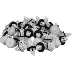 50pcs clips de panneau de porte avec anneau d'�tanch�it� compatible bmw e34 e36 e38 e39 e46 x5 m3 m5 ...