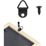 50pcs crochets pour tableau accroche cadre tableau sans percer fixation d anneaux metal cadre pour encadrement ...