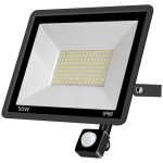 50w projecteur led exterieur detecteur de mouvement, ip66 �tanche spot led avec d�tecteur, 5000lm 7000k ...