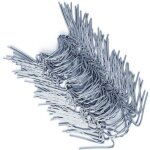 50x clips de vitrage pour serre en m�tal inoxydable 1, 5mm d'�paisseur type w