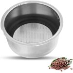 51mm porte filtre  caf, filtre caf permanent rutilisable caf sans filtre paniers de en acier inoxydable, ...