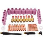 51pcs consommables tig, �quipement de soudage tig avec buse de chalumeau s�rie wp - 17 / 18 / 26
