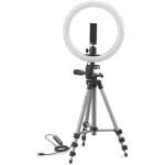 52103 - tr�pied alpha 1000 bt kit vlogging avec �clairage annulaire led et d�clencheur bluetooth (hauteur ...