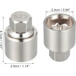 523 cl� d�montage serrure douille �crou antivol de roue voiture pour vw touareg magotan tiguan phaeton ...