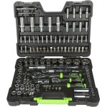Jbm - mallette � outils de 113 pi�ces avec cl�s � douille chrom�es � 12 tranchants 54047