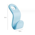 56 mini cintres en cascade, crochets de connexion pour cintres, gain de place dans les placards (bleu ...