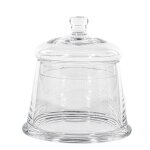 5five simply smart - bote  biscuits en verre, rangement douceur  13 cm