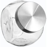 5five simply smart - bocal verre � bonbons couvercle inox 650ml - 5five