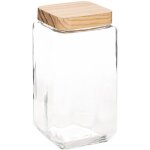 5five simply smart - bocal verre carr� couvercle pin pin 2l - 5five