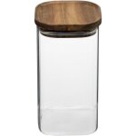 5five simply smart - bocal verre couvercle acacia hermet 1, 3l - 5five