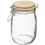 5five simply smart - bocal verre couvercle pin wording 1l - 5five