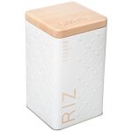 5five simply smart - boite metallique pour riz 1250 gr mod scandi nature