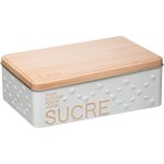 5five simply smart - bote  sucre morceaux mtal scandinave nature blanc - 5five