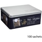 5five simply smart - bo�te � th� 100 sachets m�tal black edition noir - 5five