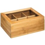 5five simply smart - bo�te � th� - bambou - marron - livraison gratuite