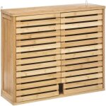 5five simply smart - meuble de rangement  suspendre en bambou h 59 cm - five