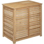 5five simply smart - panier linge double en bambou sicela five