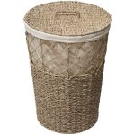 5five simply smart - panier à linge en osier de 41l avec housse en coton blanc - dimensions 38 x 52 cm ... 5five simply smart - panier à linge en osier de 41l avec housse en coton blanc - dimensions 38 x 52 cm ...