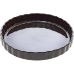 5five simply smart - plat � tarte en c�ramique grise de 28 cm avec livraison gratuite