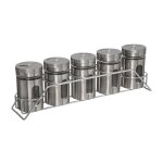 5five simply smart - rack  pices en inox support pour 5 pots  pices