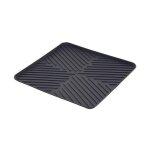 5five simply smart - tapis egouttoir fond d'évier 'néo' 30x30cm gris 5five simply smart - tapis egouttoir fond d'évier 'néo' 30x30cm gris