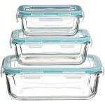 5five simply smart - set de 3 boîtes de conservation rectangulaires en verre avec couvercles à clipser ... 5five simply smart - set de 3 boîtes de conservation rectangulaires en verre avec couvercles à clipser ...