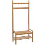 5five simply smart - vestiaire penderie 2 niveaux jano bambou - 5five