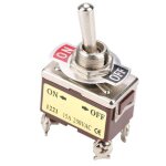 5pcs 15a 250vac on - off 2 position interrupteur à bascule 4 broches de 12mm 5pcs 15a 250vac on - off 2 position interrupteur à bascule 4 broches de 12mm