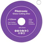 5pcs disque coupe verre, disque diamant 125 carrelage, disque � tron�onner diamant, disque carrelage ...