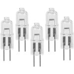 5pcs g4 6v 5w 10w capsule ampoules halog�nes g4 12v 20w 30w ampoules halog�nes blanc chaud pour microscope ...