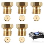 5pc gicleurs gaz butane universel, gicleur butane pour gazini�re, cuisini�re plaque cuisson, injecteur ...