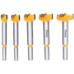 5pcs m�ches bois aiguis�, 15mm, 20mm, 25mm, 30mm, 35mm l'installation de portes sph�riques bois, tiroirs, ...