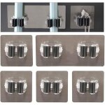 5pcs râteliers muraux adhésifs pour couvercles de casserole, organisateur de rangement sans perçage 5pcs râteliers muraux adhésifs pour couvercles de casserole, organisateur de rangement sans perçage