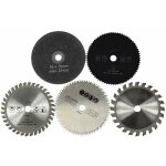 5pcs / set 85mm diam�tre 10 mm rotatif diam�tre int�rieur, petite lame de scie circulaire en alliage ...