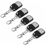 5pcs t�l�commande universel clonage portail electrique garage ouvre - porte fob 433mhz remplacement porte ...