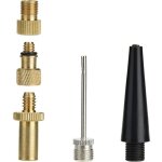 5pcs v�lo pompe valve adaptateurs connecteurs, adaptateur de valve soupape de v�lo sur la vanne de voiture ...