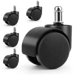 5pi�ces roulettes chaise de bureau, roulette pour chaise de bureau, silencieux 360�rotation prot�ger ...