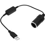 5v usb voiture femelle convertisseur, 12v allume cigare, allume - cigares de voiture enregistreur, convertisse ...