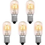 5x ampoule frigo 15w e14 ampoule lampe de sel dimmable blanc chaud, ampoule hotte aspirante, 2700k 300 ...