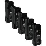 Vhbw - 5x batterie compatible avec motorola dp4800, dp4601, dp4600, dp4401, dp4801 radio talkie - walkie ...