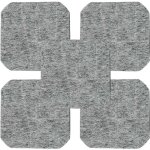 5x filtre  charbon actif remplacement pour tefal 792633 pour friteuse - vhbw