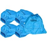 5x filtre textiles compatible avec hoover s 4266, s 4294, s 4276, 141 aspirateur sec et humide - sac ...