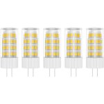 5x g4 lampe led 5w ampoule lampe 51 smd 2835leds blanc chaud 3000k ampoule led 500lm �quivalent � lampe ...