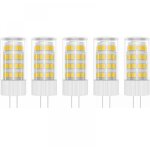 5x g4 lampe led 5w ampoule lampe 51 smd 2835leds blanc chaud 4500k ampoule led �quivalent � lampe halog�ne ...