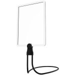 5x loupe avec lumi�re 50 leds, rechargeable loupe de lecture rectangulaire, col de cygne flexible loupe ...