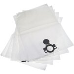 5x sacs compatible avec stihl se 133 me aspirateur - 52, 5cm x 39cm blanc - vhbw